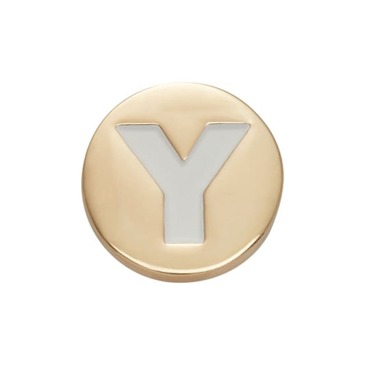 Gold Letter Y