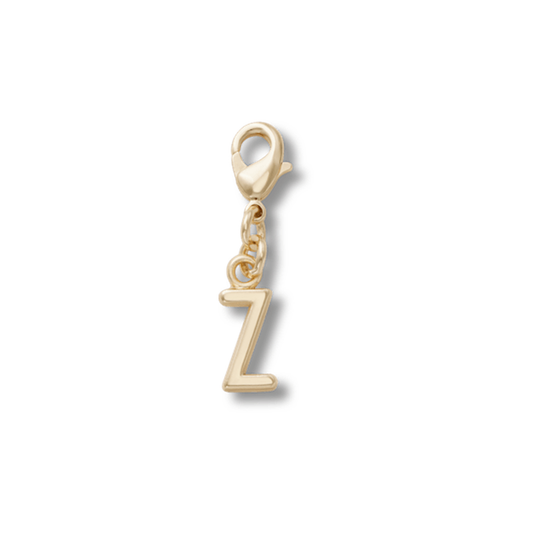 Gold Letter Z Charm
