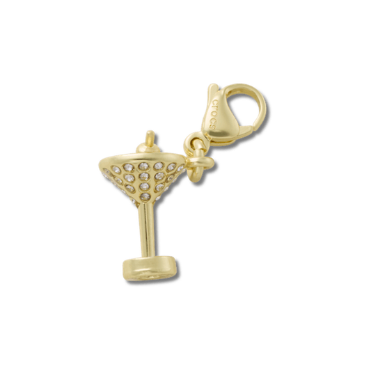 Gold Martini Charm
