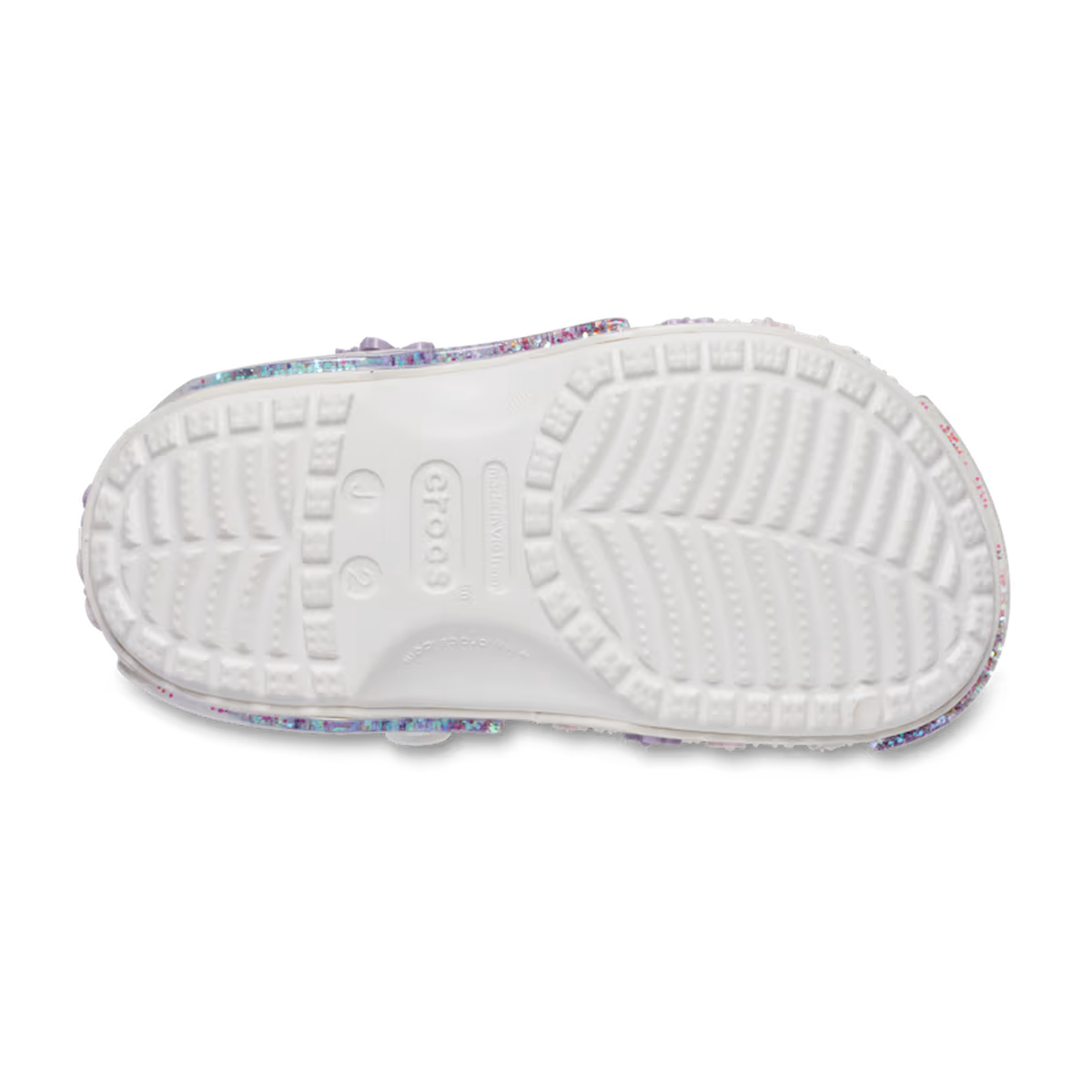 Crocs Kids' Classic Butterfly Sparkle Shaker Clog ALT130