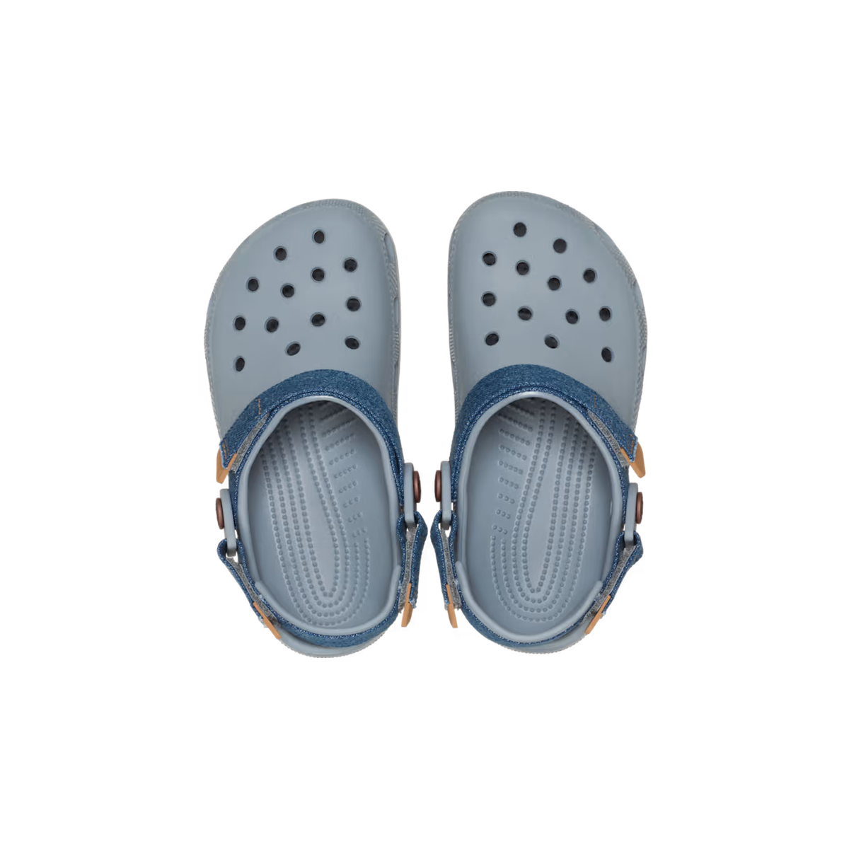 Crocs Kids' Classic Denim Adjustable Backstrap Clog ALT120