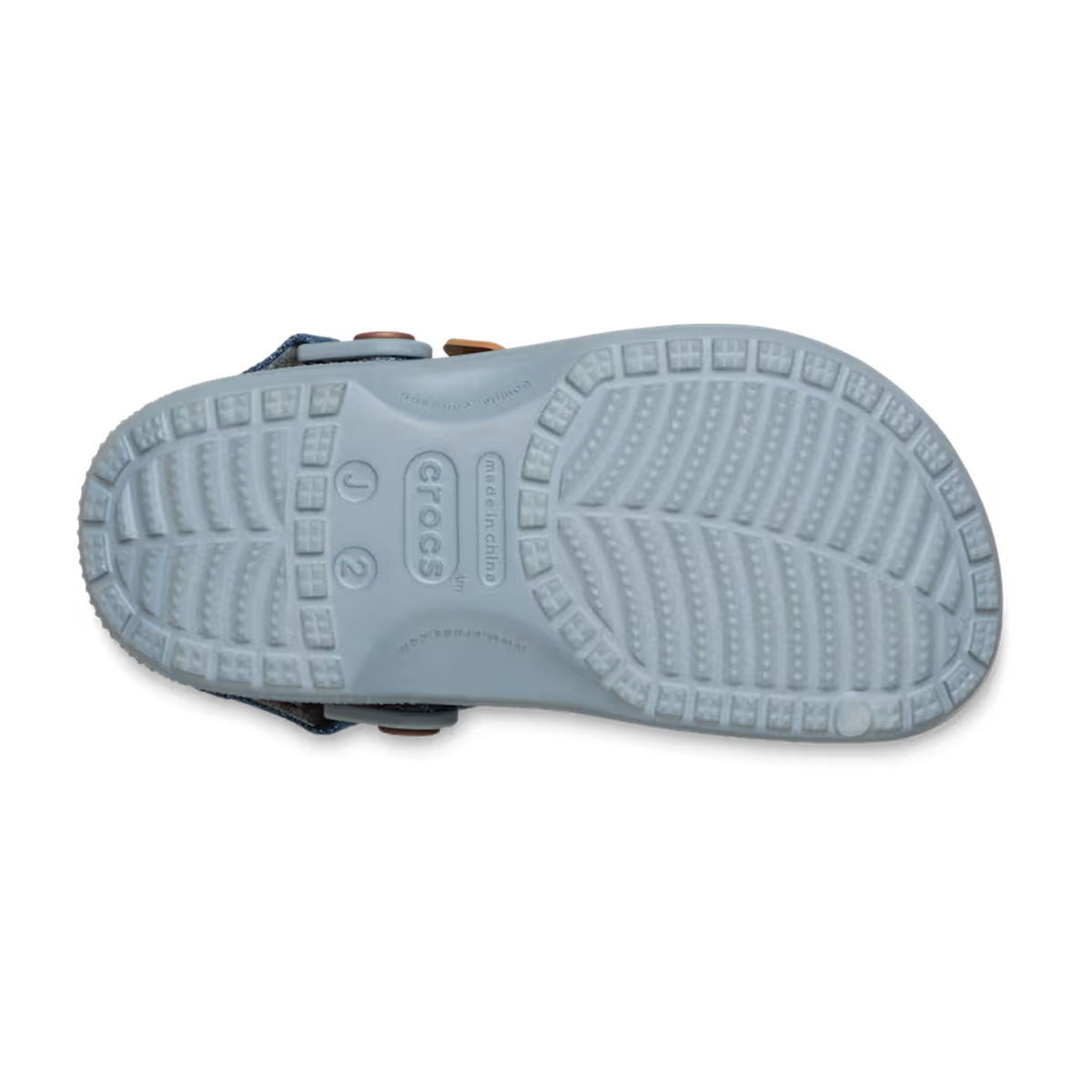 Crocs Kids' Classic Denim Adjustable Backstrap Clog ALT130