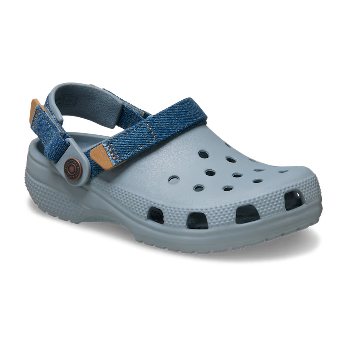 Crocs Kids' Classic Denim Adjustable Backstrap Clog ALT140