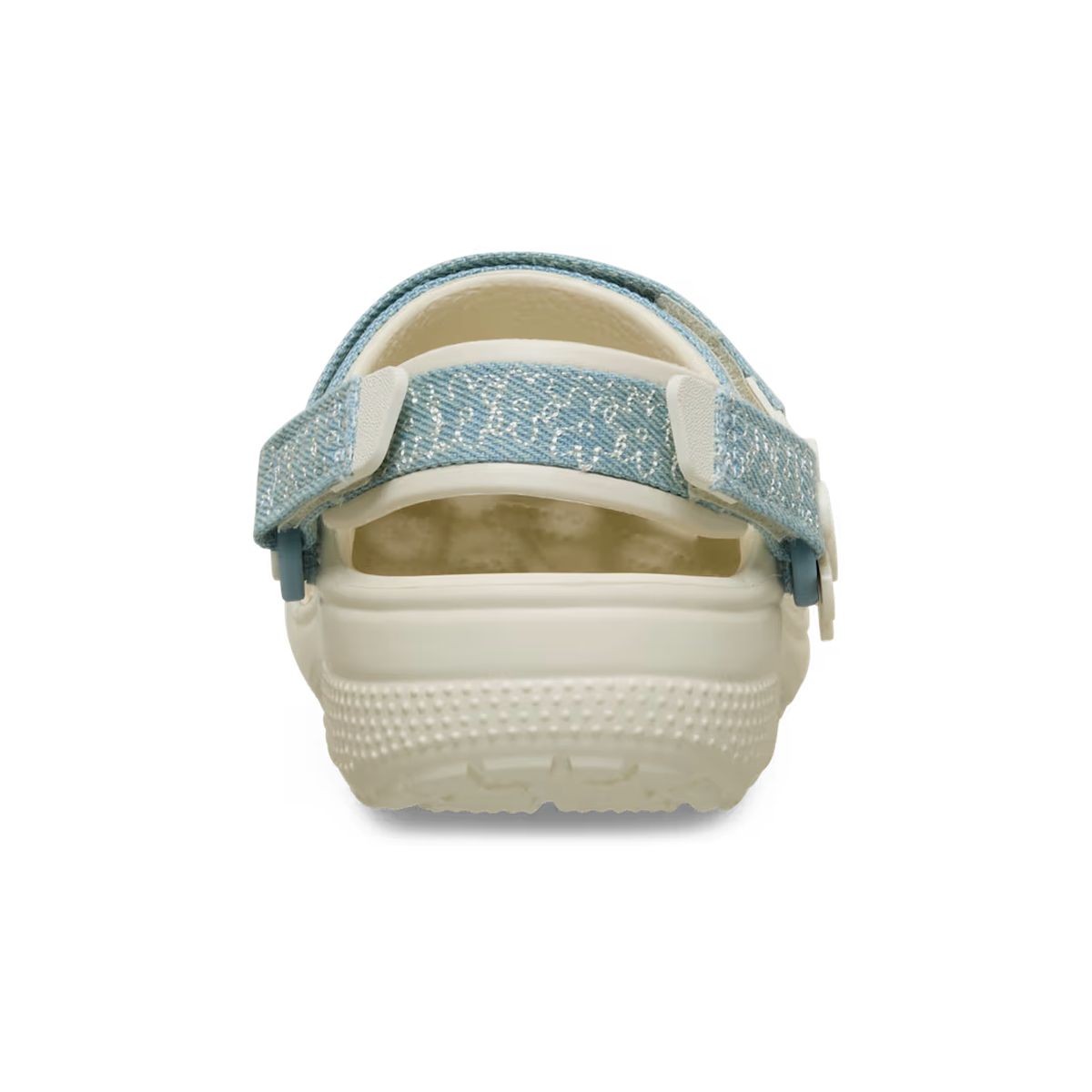 Crocs Kids’ Classic Denim Flower Adjustable Backstrap Clog ALT160