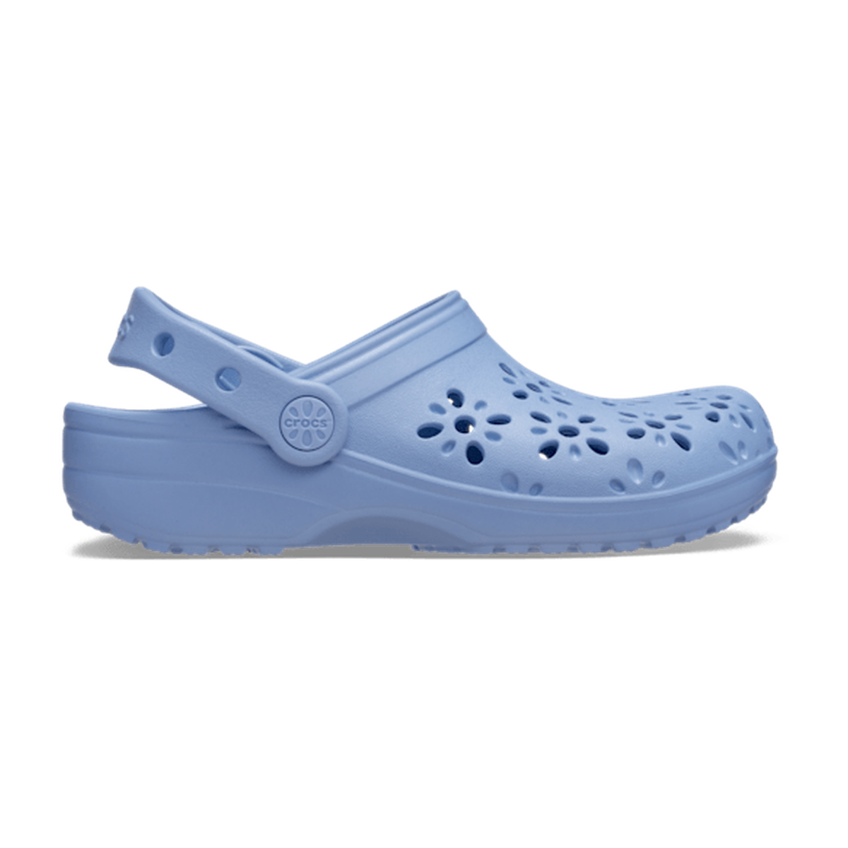 Kids' Classic Floral Cut-Out Clog - Blue Haze