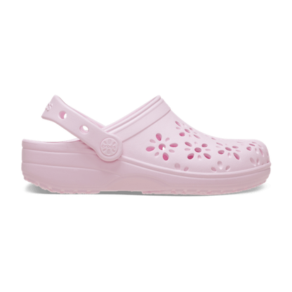 Kids' Classic Floral Cut-Out Clog - Pink Milk