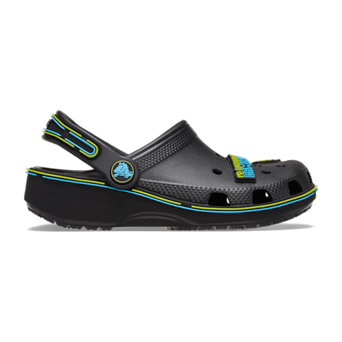 Kids' Classic Gamer Clog - Black
