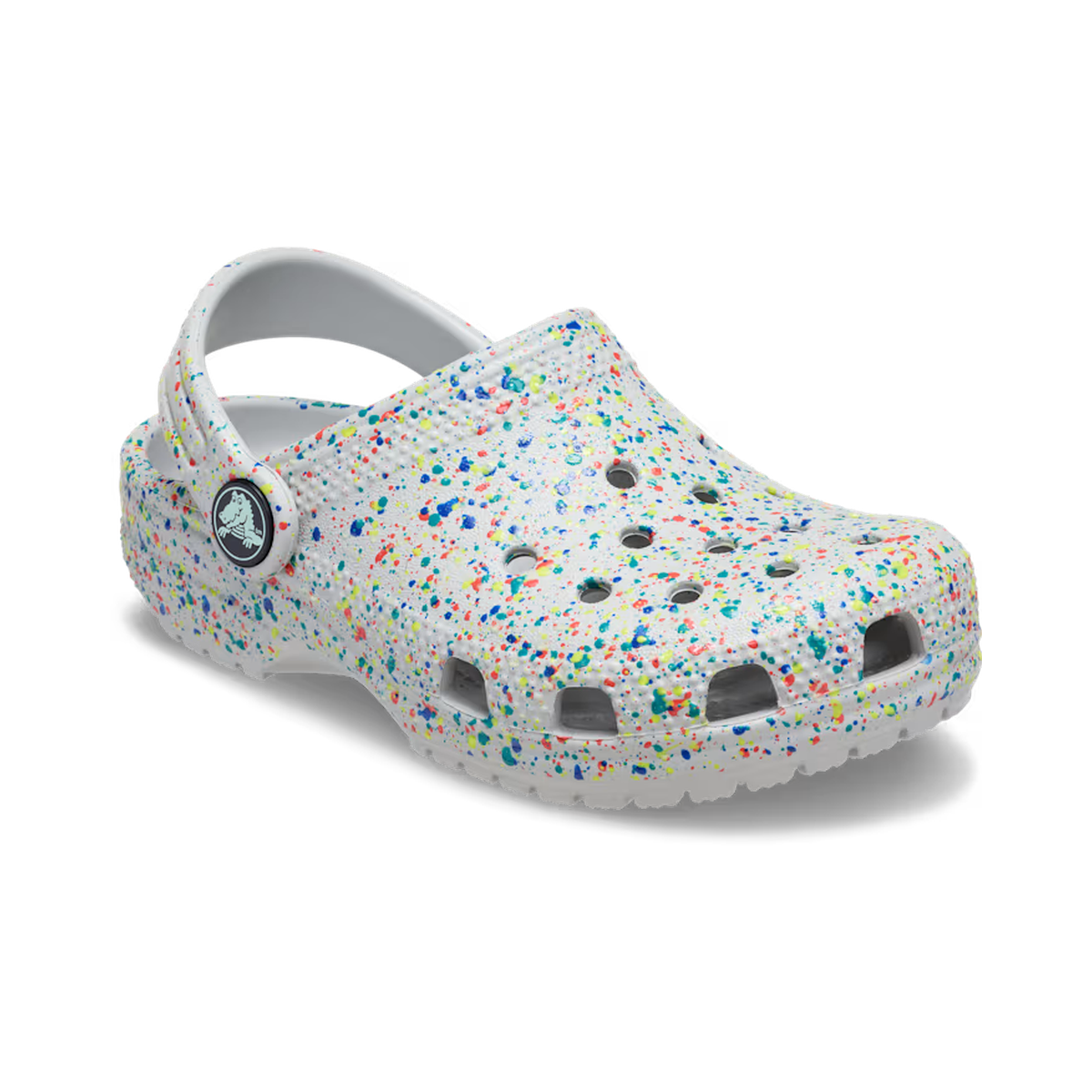 Crocs Kids' Classic Glow Paint Splatter Clog ALT140