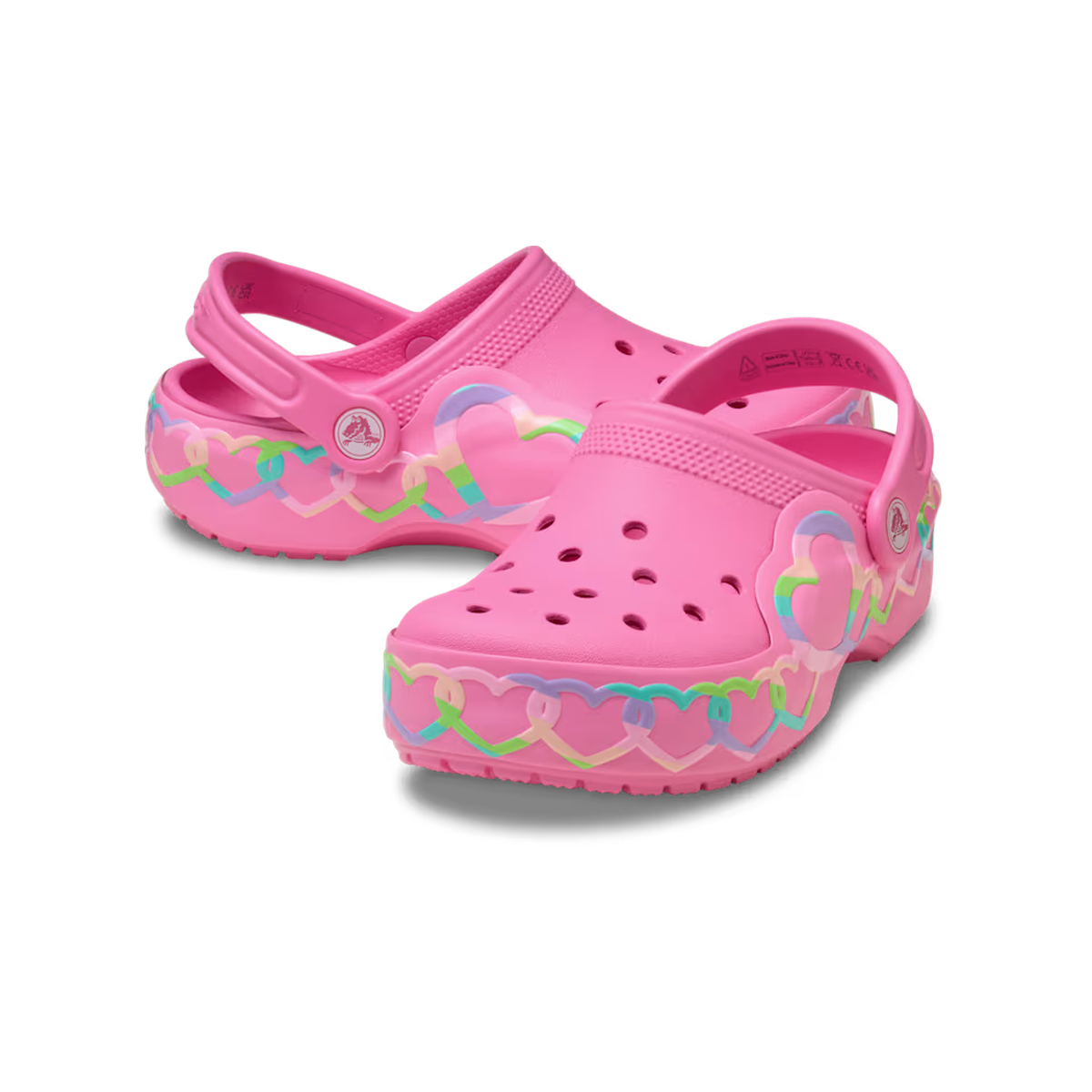 Crocs Kids' Classic Heart Lights Clog ALT110