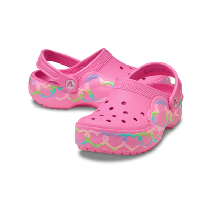 Crocs Kids' Classic Heart Lights Clog ALT110