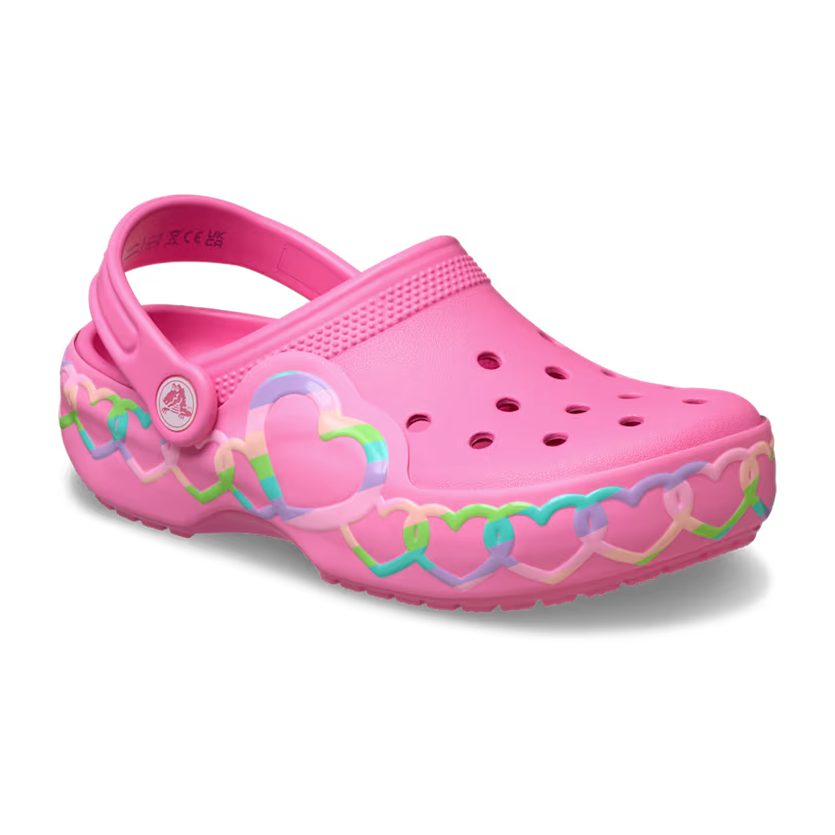Crocs Kids' Classic Heart Lights Clog ALT140