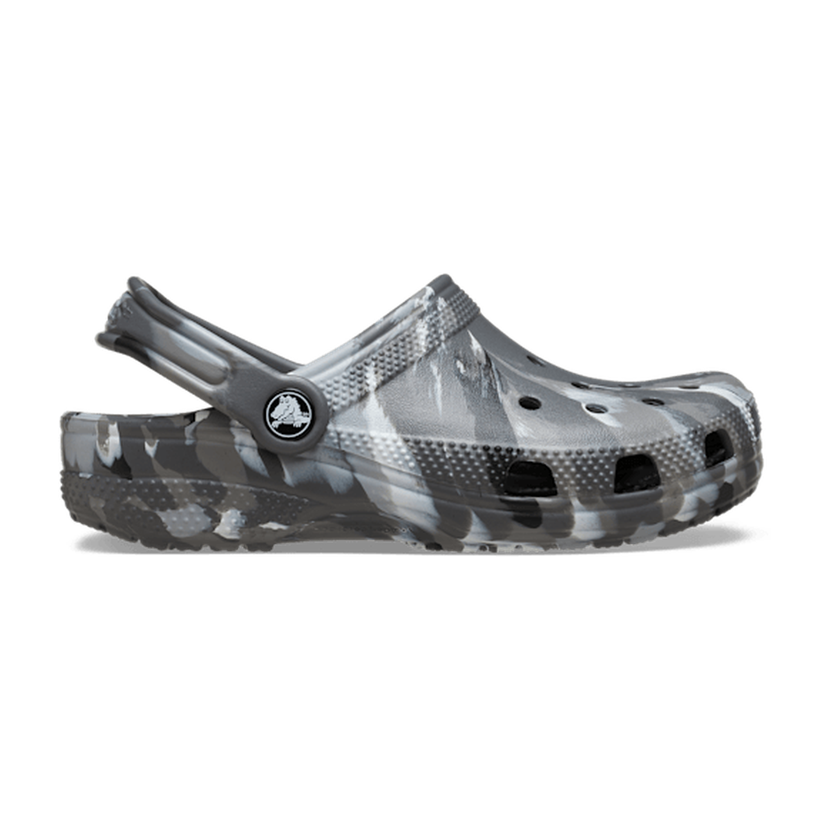Kids' Classic Marbled Clog - Slate Grey / Multi