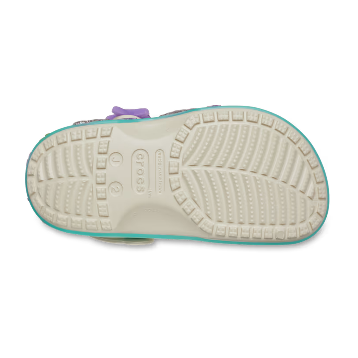 Crocs Kids' Classic Sea Sparkle Shaker Clog ALT130