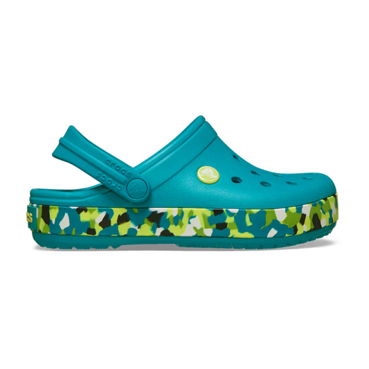 Crocs Kids' Crocband Glow Confetti Band Clog ALT100