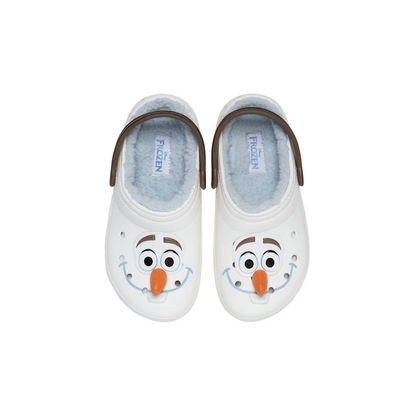 Crocs Kids' Disney Frozen Olaf Lined Classic Clog ALT120