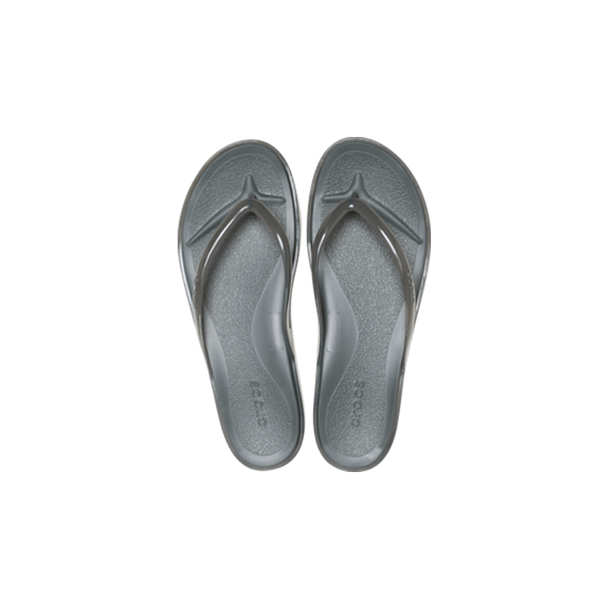 Miami Round Toe Jelly Flip - Carbon Jelly