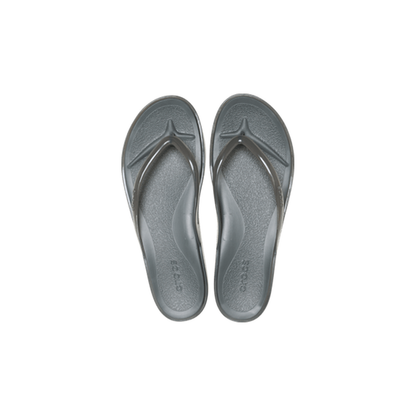 Miami Round Toe Jelly Flip - Carbon Jelly