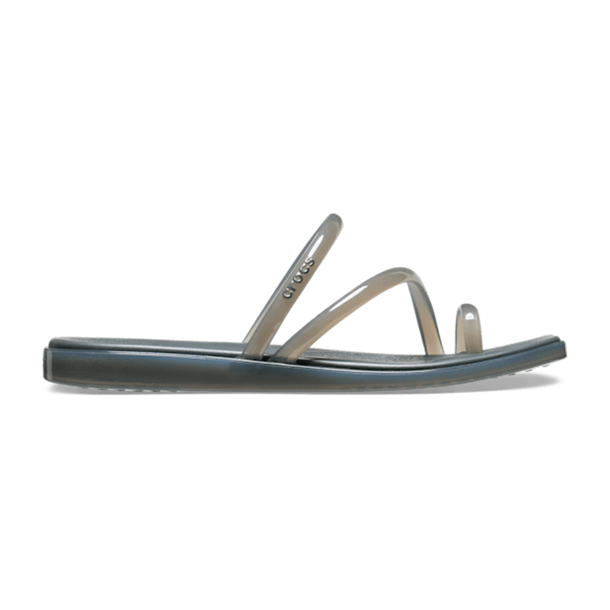 Miami Toe Loop Jelly Sandal - Carbon Jelly