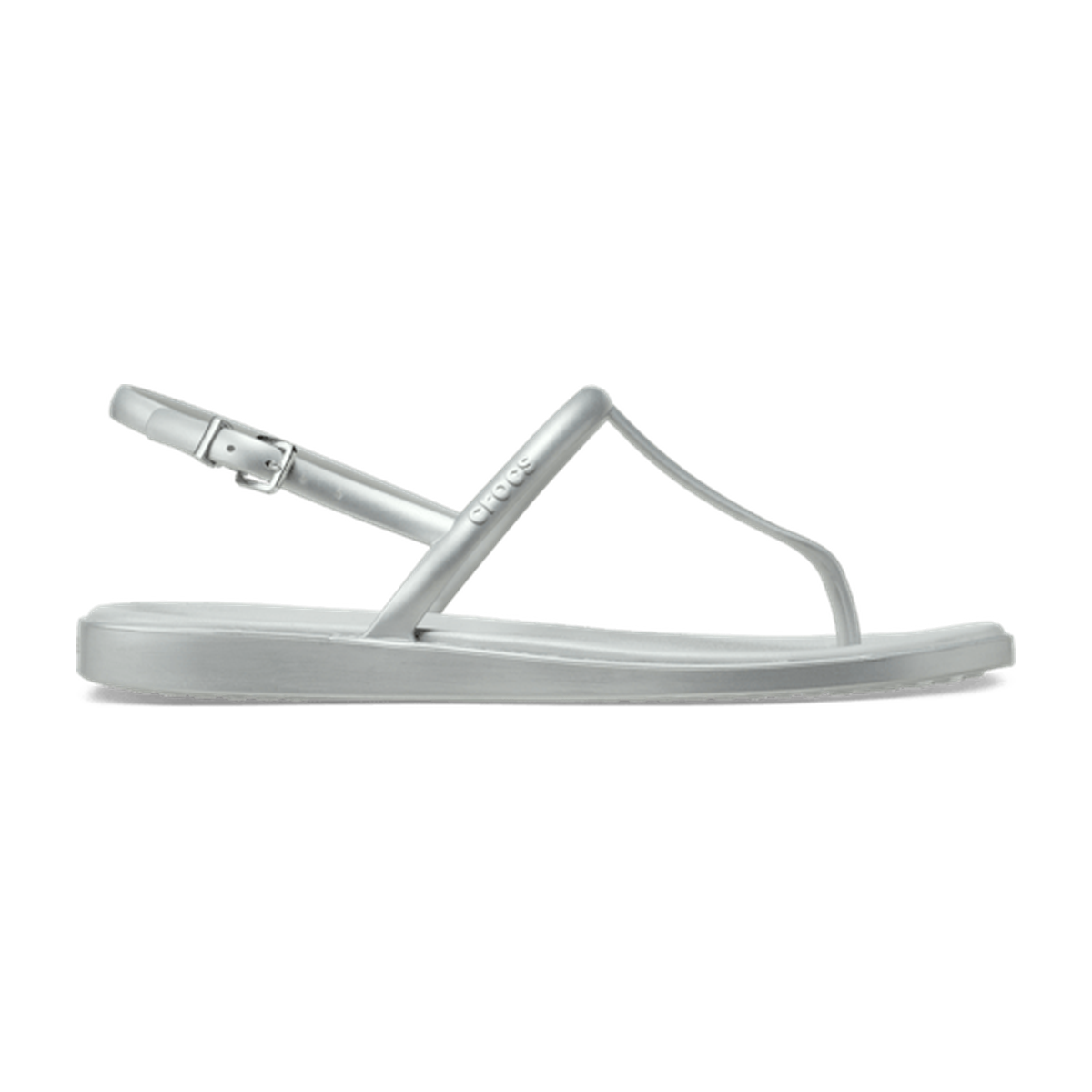 Miami Metallic Thong Flip - Silver