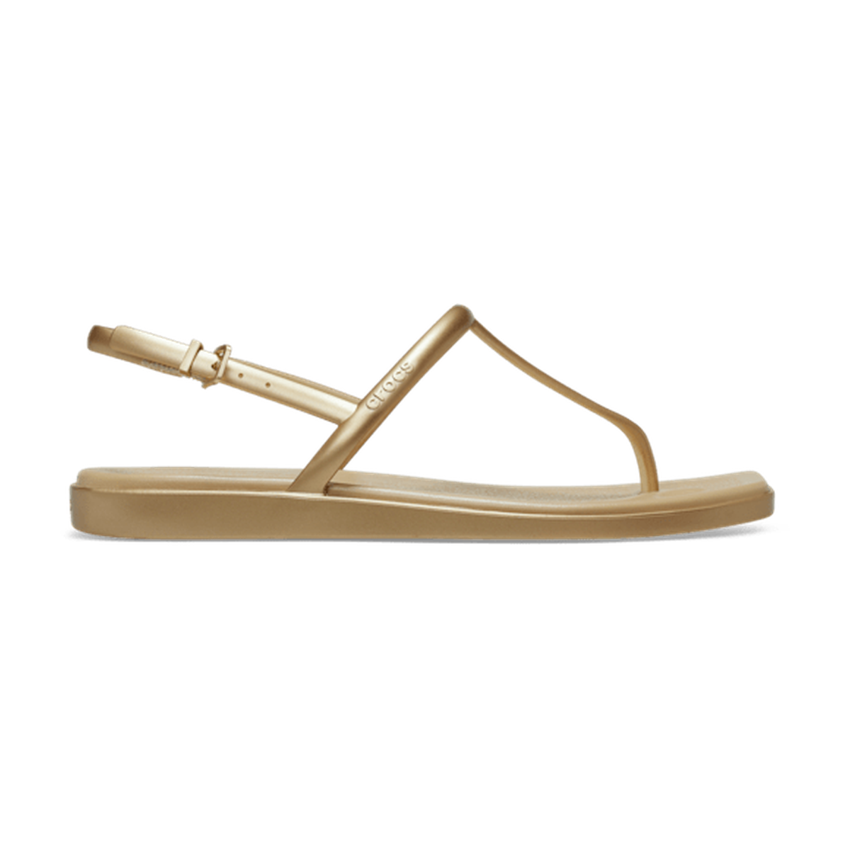 Miami Metallic Thong Flip - Gold