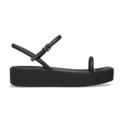 Miami Platform Y Strap Sandal - Black