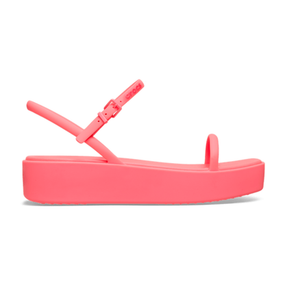 Miami Platform Y Strap Sandal - Guava