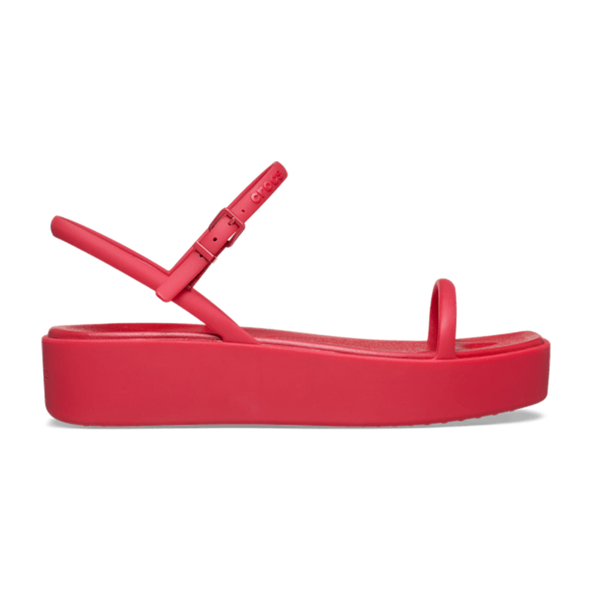 Miami Platform Y Strap Sandal - Court Red