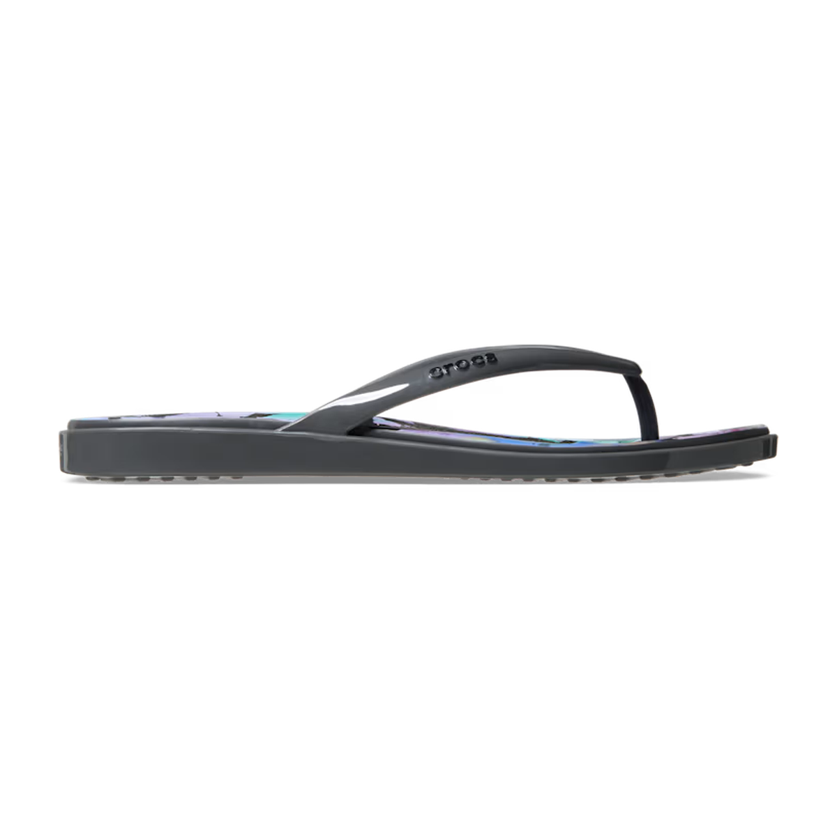 Crocs Miami Round Toe Dark Floral Flip ALT120