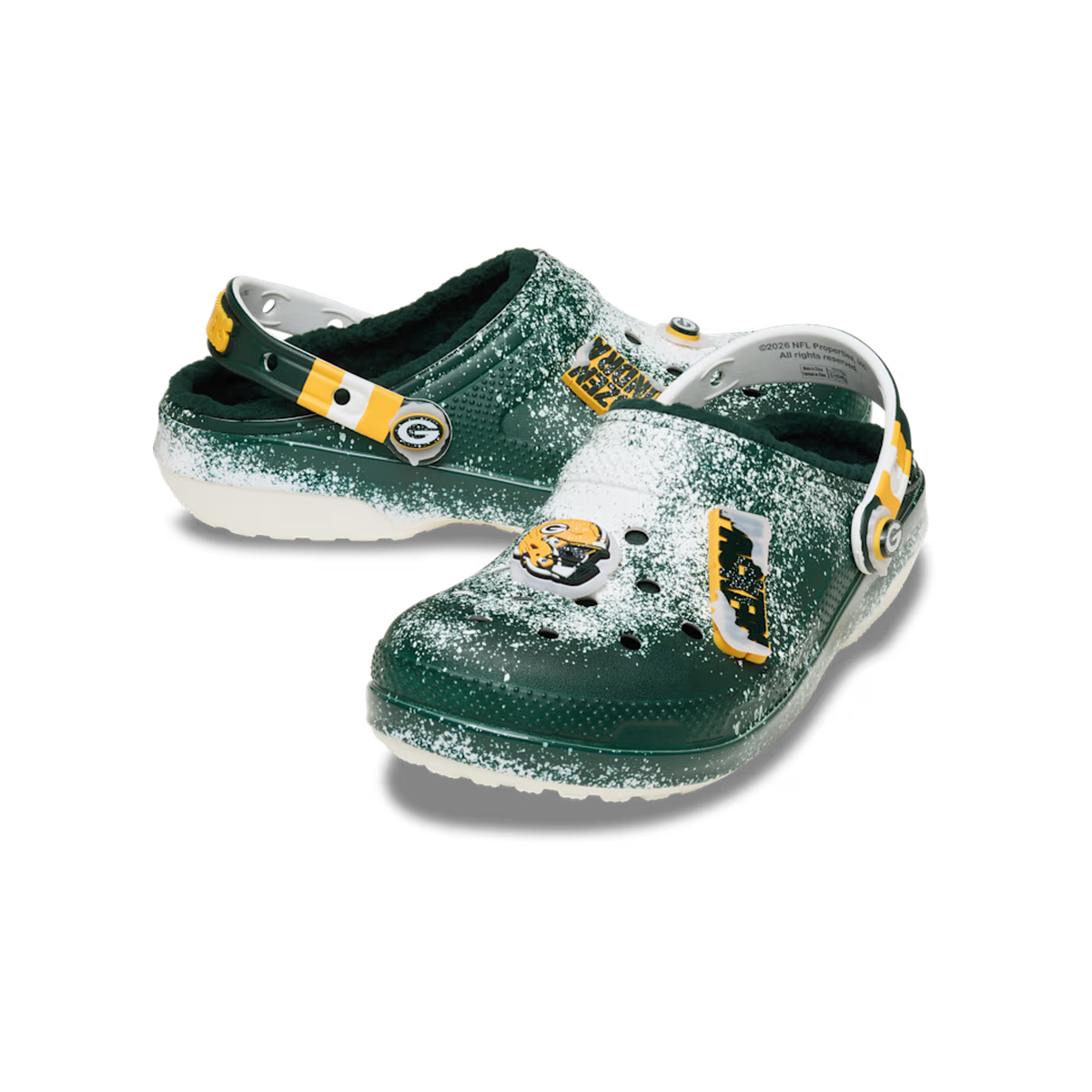 Crocs NFL Green Bay Packers Classic Lined Clog ALT110