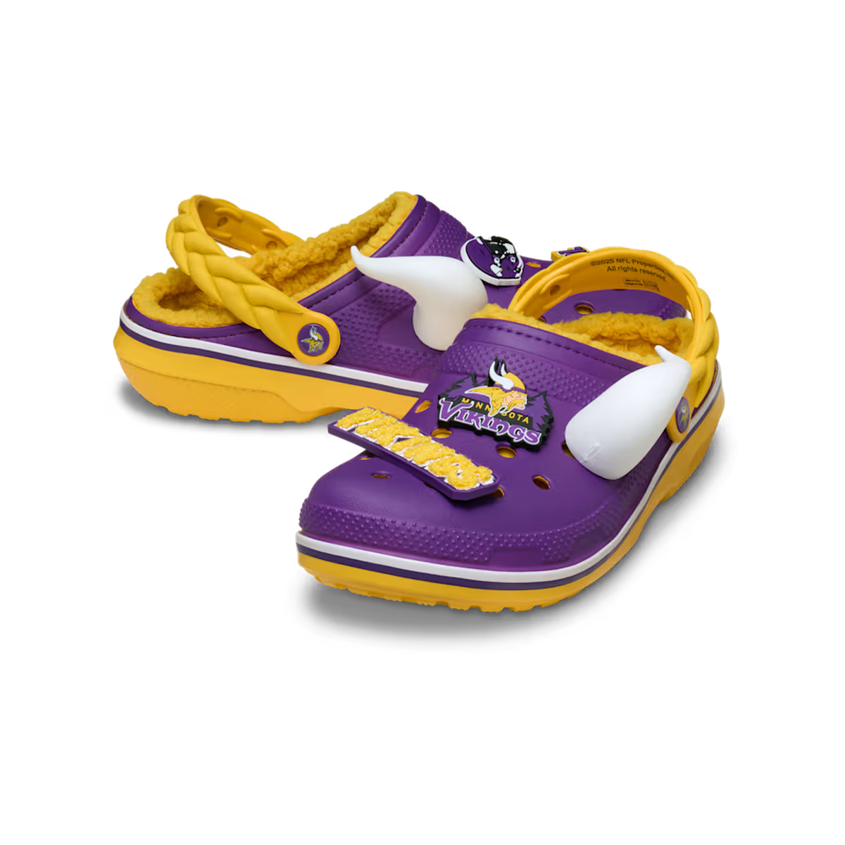 Crocs NFL Minnesota Vikings Classic Lined Clog ALT110
