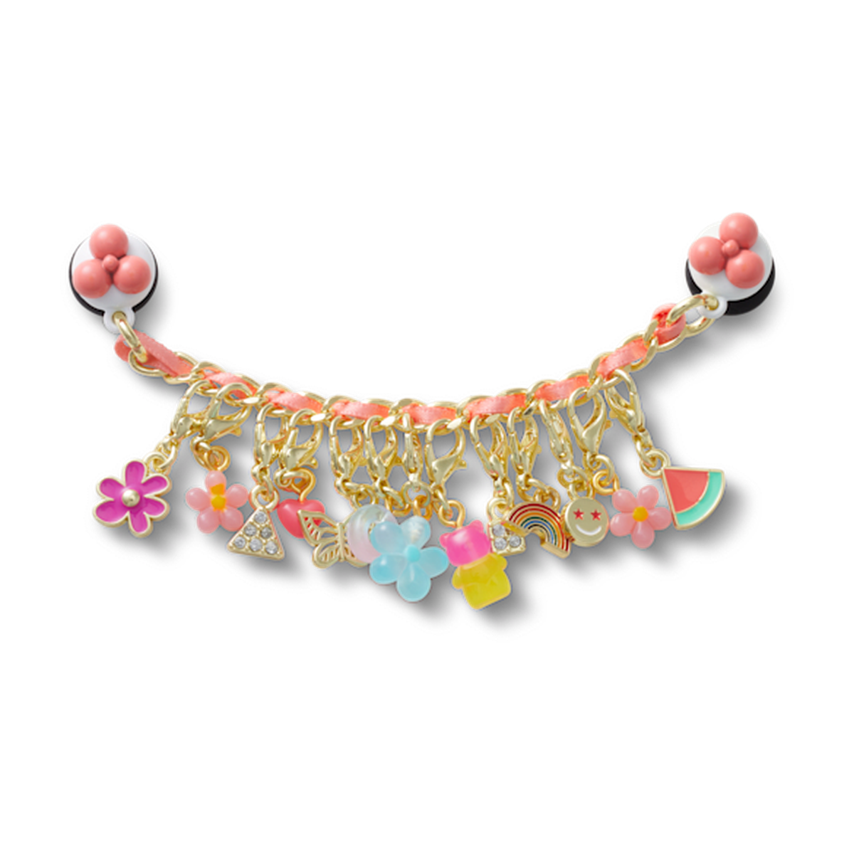 Pink Adjustable Charm Chain