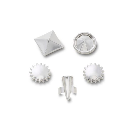 Sandal C Charms Silver Edgy 5 Pack