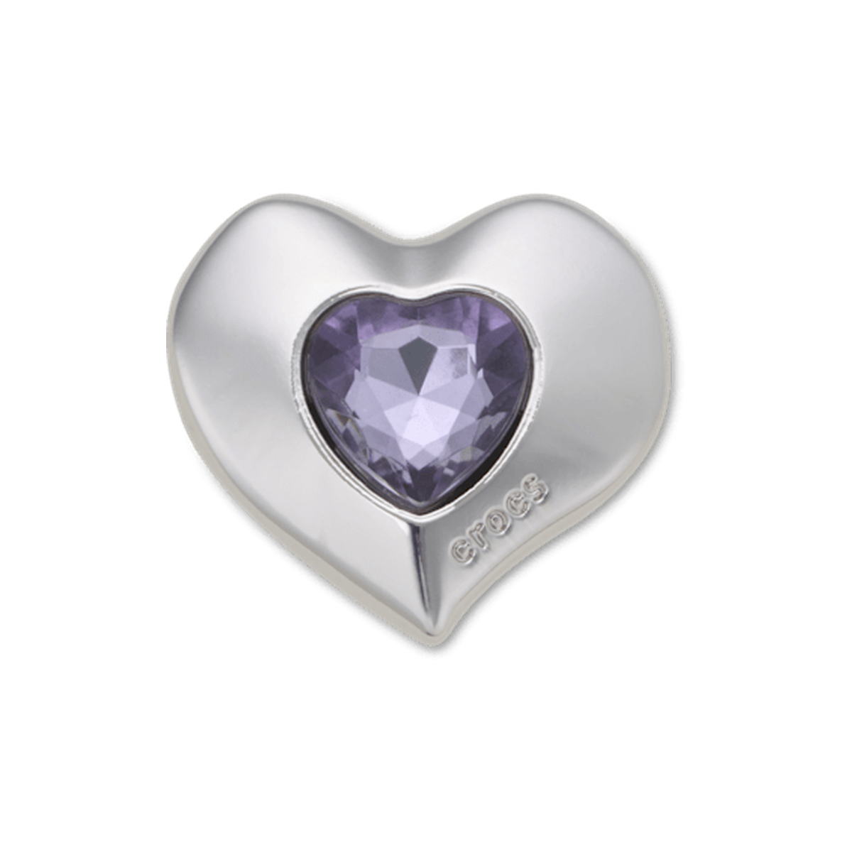 SilverandPurple SMT Gem Heart