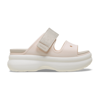 Soho Two Strap Shimmer Sandal - Peach Ice/Frappé/Chalk