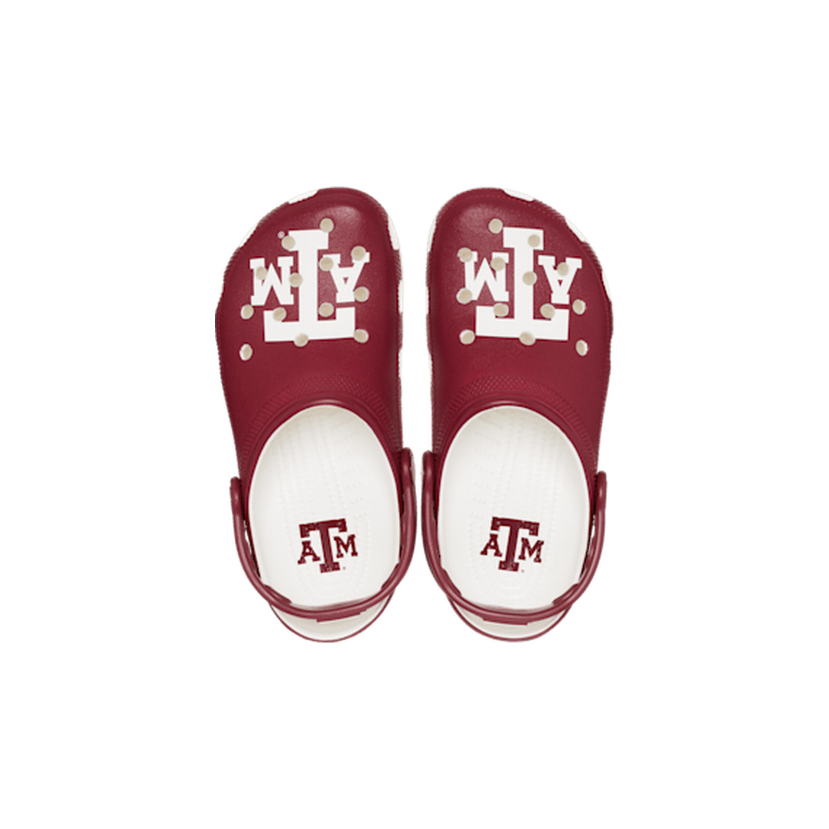 Texas AM Classic Clog - White