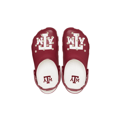 Texas AM Classic Clog - White