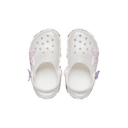 Crocs Toddler Classic Butterfly Sparkle Shaker Clog ALT120
