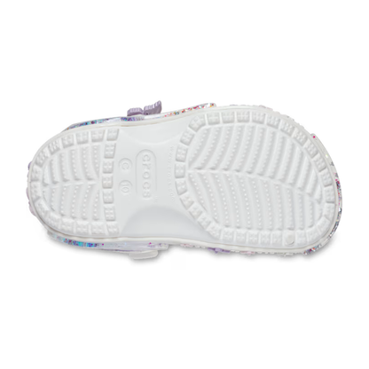 Crocs Toddler Classic Butterfly Sparkle Shaker Clog ALT130