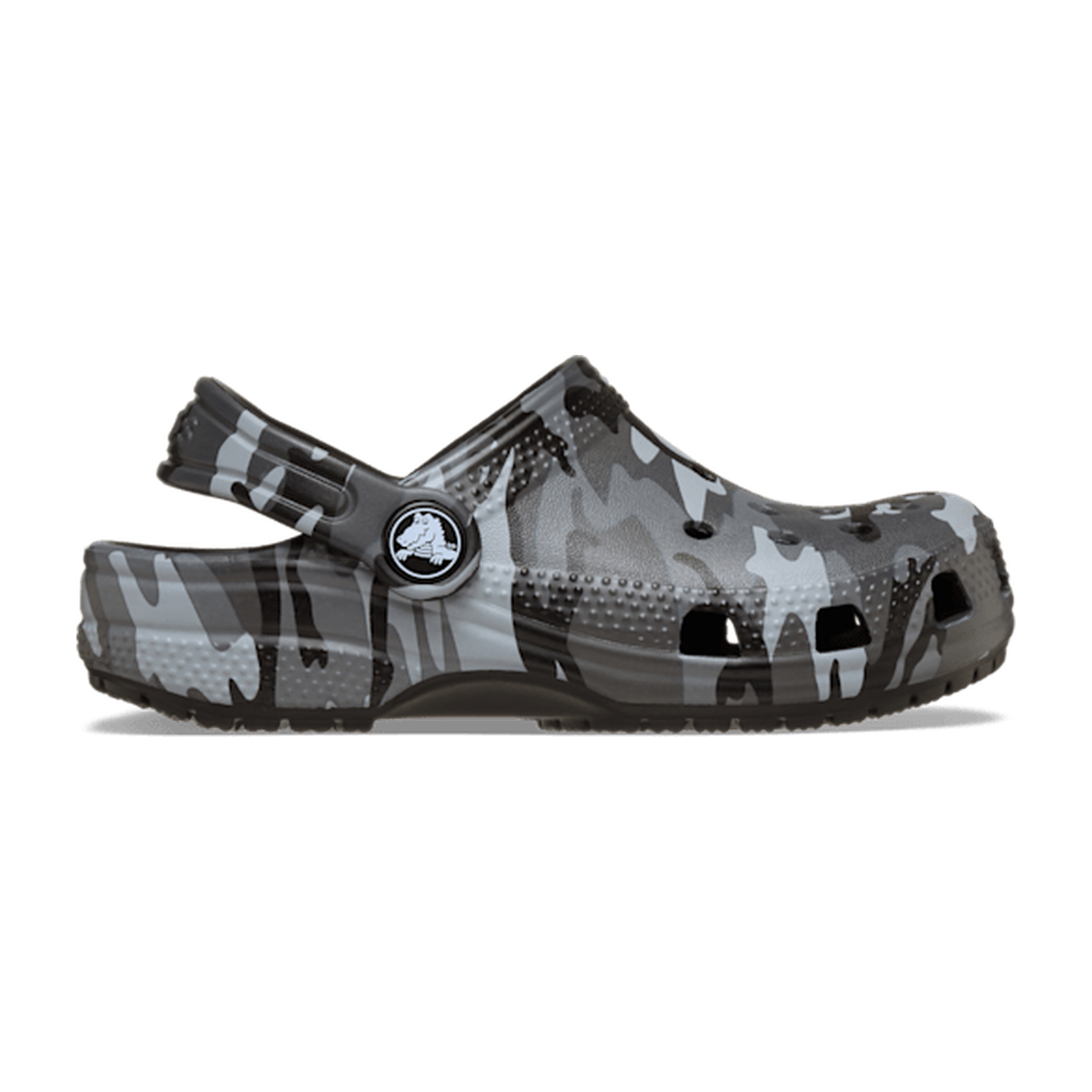 Toddler Classic Camouflage Clog - Black/Slate Grey