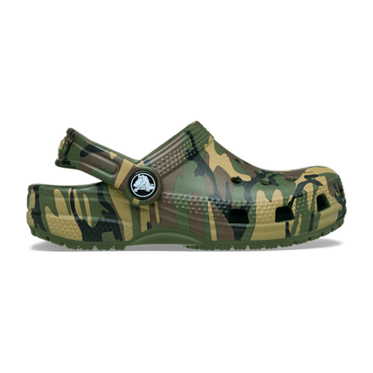 Toddler Classic Camouflage Clog - Army Green / Multi