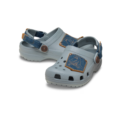 Crocs Toddler Classic Denim Adjustable Backstrap Clog ALT110