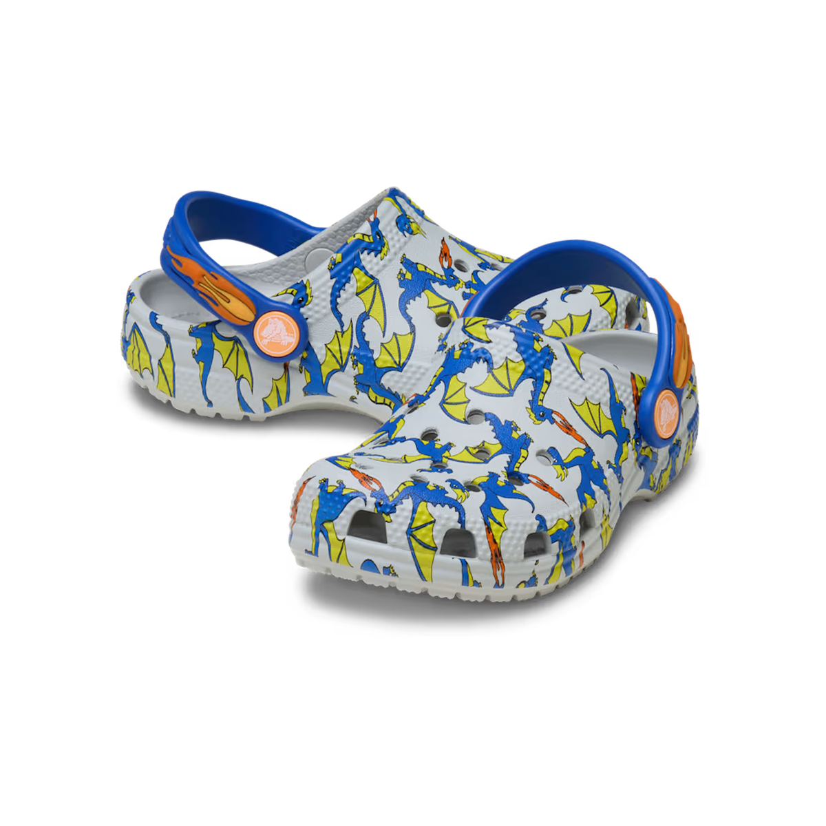 Crocs Toddler Classic Dragon Graphic Clog ALT110