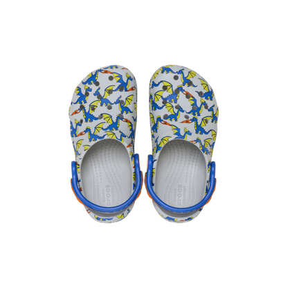 Crocs Toddler Classic Dragon Graphic Clog ALT120