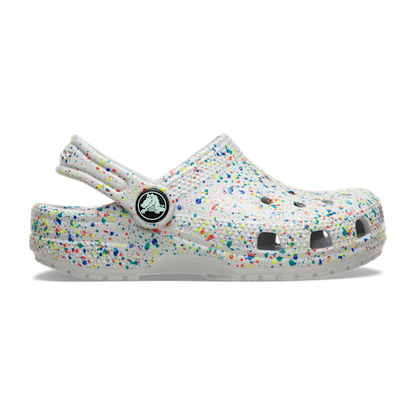 Toddler Classic Glow Paint Splatter Clog - Atmosphere / Multi
