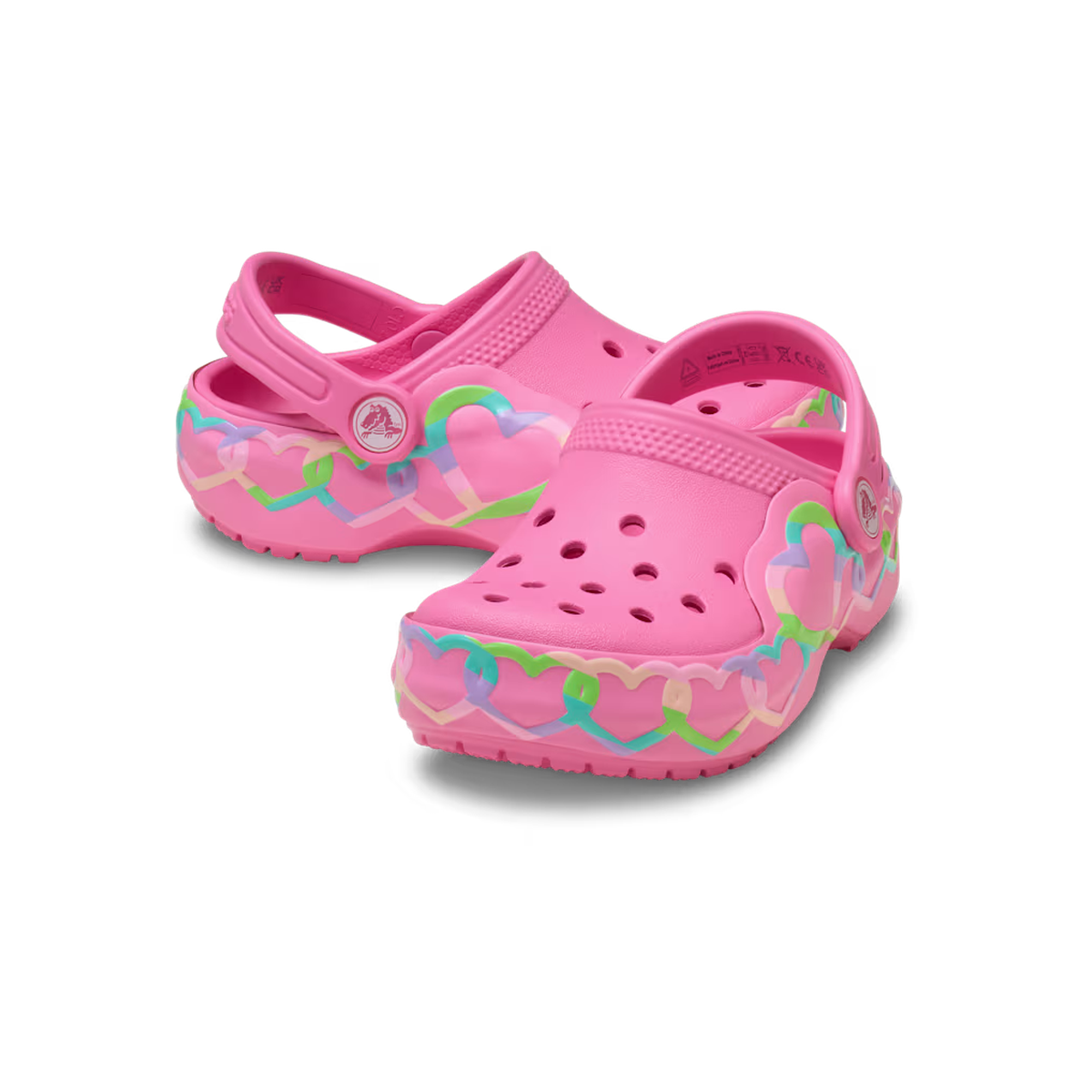 Crocs Toddler Classic Heart Lights Clog ALT110