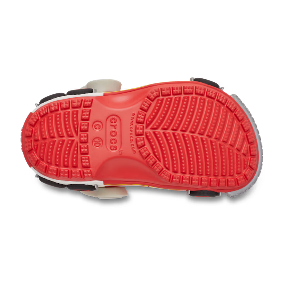 Crocs Toddler Classic IAM Fire Truck Lights Backstrap Clog ALT130