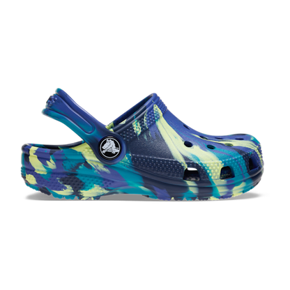 Toddler Classic Marbled Clog - Navy / Turbo Teal