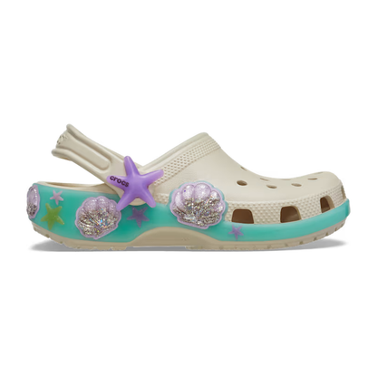 Crocs Toddler Classic Sea Sparkle Shaker Clog ALT100