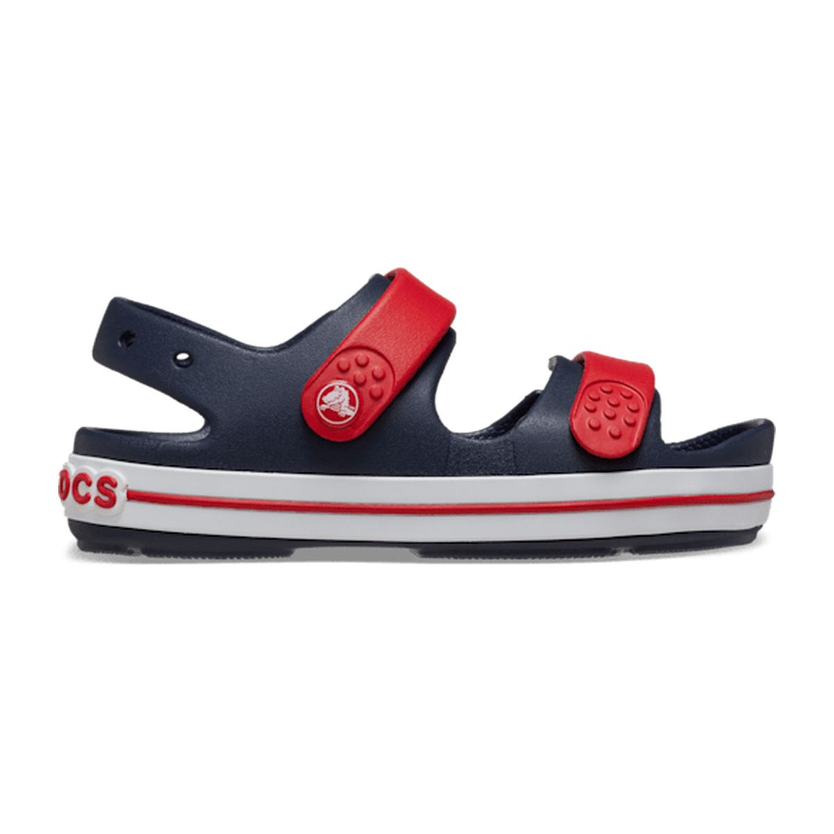 Toddler Crocband™ Cruiser Sandal - Navy / Varsity Red