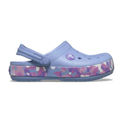 Toddler Crocband Glow Confetti Band Clog - Blue Haze/Multi